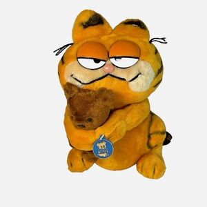 Garfield Plush Toy with Teddy Bear